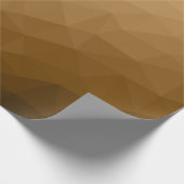 Geometrisches Muster für braune Gefälle Geschenkpapier (Ecke)