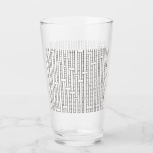 Geometrisches Muster für das industrielle Grid-Mod Glas