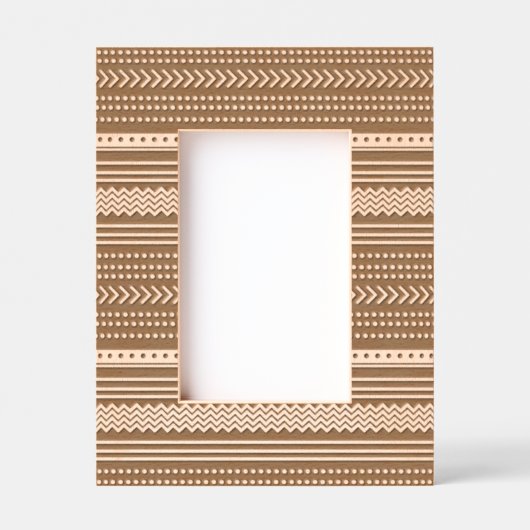 geometrisches Muster für das Tribal Aztec Geätzte Rahmen (Vorderseite)