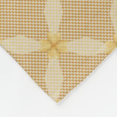 Geometrisches Muster für den gepunkteten Kreis Fleecedecke (Ecke)