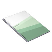 Geometrisches Muster für die Darstellung der grüne Notizblock (Rechte Seite)