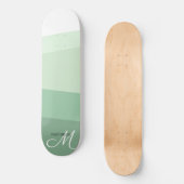 Geometrisches Muster für die Darstellung der grüne Skateboard (Vorderseite)