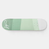 Geometrisches Muster für die Darstellung der grüne Skateboard (Horizontal)