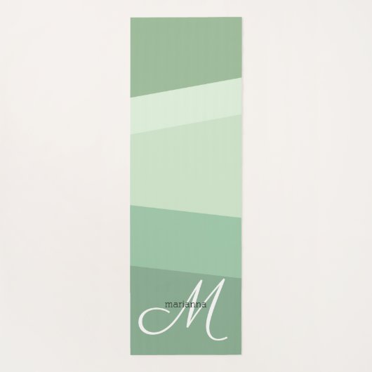 Geometrisches Muster für die Darstellung der grüne Yogamatte (Rückseite)