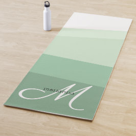 Geometrisches Muster für die Darstellung der grüne Yogamatte