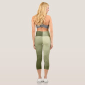 geometrisches Muster für die geometrische Struktur Capri Leggings (Rückseite)