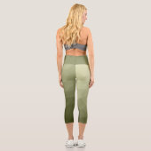 geometrisches Muster für die geometrische Struktur Capri Leggings (Rückseite)