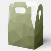 geometrisches Muster für die geometrische Struktur Geschenkschachtel (Geöffnet)