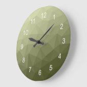 geometrisches Muster für die geometrische Struktur Große Wanduhr (Winkel)