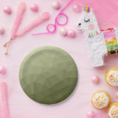 geometrisches Muster für die geometrische Struktur Pappteller (Party)