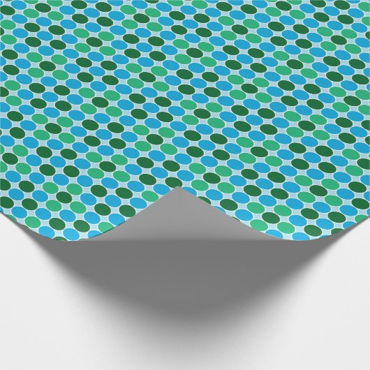 Geometrisches Muster für die geometrischen Punkte  Geschenkpapier (Ecke)