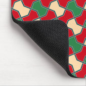 Geometrisches Muster für die Krawatte des Roten Bo Mousepad (Ecke)