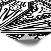 Geometrisches Muster für Erwachsene-Farbseiten-Pos Poster (Ecke)