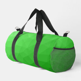 Geometrisches Muster für lichtgrüne Gefälle Duffle Bag