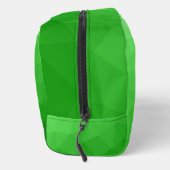 Geometrisches Muster für lichtgrüne Gefälle Waschbeutel (Rechts)