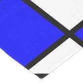 Geometrisches Muster für mehrfarbige Quadrate Großer Tischläufer (Ecke)