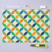 Geometrisches Muster für Minimalistische Zirkel de Seidenpapier (Handwerk)