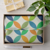 Geometrisches Muster für Minimalistische Zirkel de Seidenpapier (Geschenk)