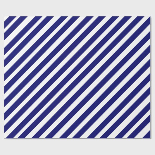 Geometrisches Muster für moderne Blaue Streifen Geschenkpapier (Flach)