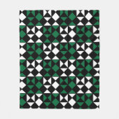 Geometrisches Muster für moderne Geometrie Fleecedecke (Vorderseite)
