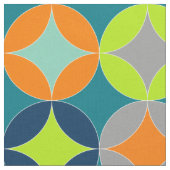 Geometrisches Muster für moderne Mittelzenturkreis Stoff (Nahaufnahme)