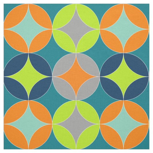 Geometrisches Muster für moderne Mittelzenturkreis Stoff (Muster)