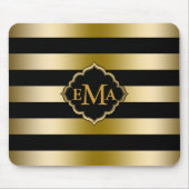 Geometrisches Muster für monogrammatikalische Stre Mousepad (Vorne)