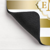 Geometrisches Muster für monogrammatikalische Stre Mousepad (Ecke)