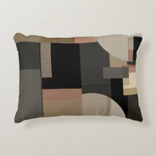 Geometrisches Muster für Patchwork Dekokissen
