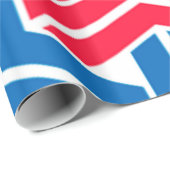 Geometrisches Muster für patentierte Farben Geschenkpapier (Rolleneckpunkt)