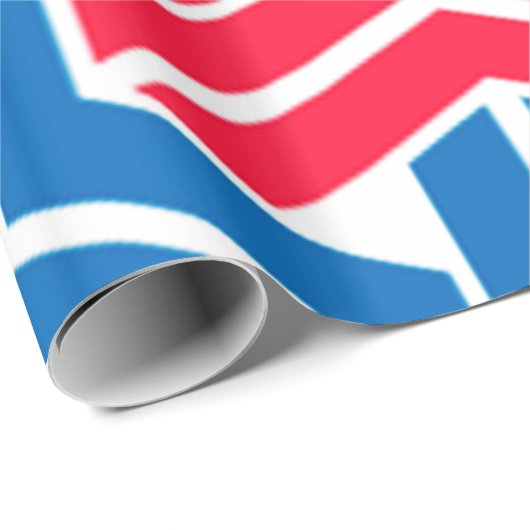 Geometrisches Muster für patentierte Farben Geschenkpapier (Rolleneckpunkt)