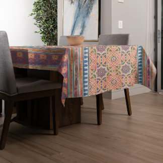 Geometrisches Muster für Persisch/Nahost Tischdecke