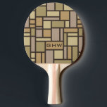 Geometrisches Muster für Pingpongpaddel in Monogra Tischtennis Schläger<br><div class="desc">Farbenfrohe Mondrian-inspiriert Muster. Sehen Sie in meinem Geschäft für weitere Artikel mit und Farbwahl von diesem Design.</div>