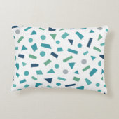 Geometrisches Muster für Retro-80er-Memphis Dekokissen (Rückseite)