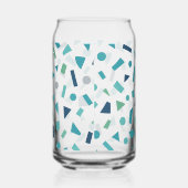 Geometrisches Muster für Retro-80er-Memphis Dosenglas (Links)