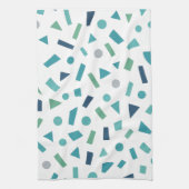 Geometrisches Muster für Retro-80er-Memphis Geschirrtuch (Vertikal)