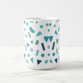 Geometrisches Muster für Retro-80er-Memphis Kaffeetasse (Mittel)
