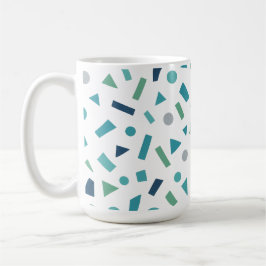 Geometrisches Muster für Retro-80er-Memphis Kaffeetasse