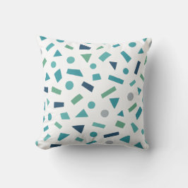 Geometrisches Muster für Retro-80er-Memphis Kissen