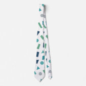 Geometrisches Muster für Retro-80er-Memphis Krawatte (Vorderseite)