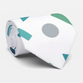 Geometrisches Muster für Retro-80er-Memphis Krawatte (Gerollt)