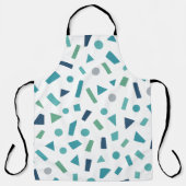 Geometrisches Muster für Retro-80er-Memphis Schürze (Vorderseite)