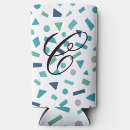 Geometrisches Muster für Retro-80er-Memphis Selters Dosenkühler