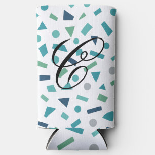 Geometrisches Muster für Retro-80er-Memphis Selters Dosenkühler