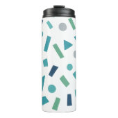 Geometrisches Muster für Retro-80er-Memphis Thermosbecher (Vorderseite)