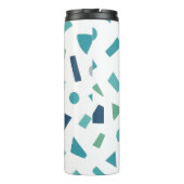 Geometrisches Muster für Retro-80er-Memphis Thermosbecher (Rückseite)