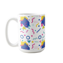 Geometrisches Muster für Retro-Memphis