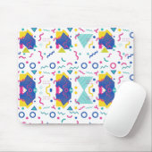 Geometrisches Muster für Retro-Memphis Mousepad (Mit Mouse)