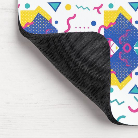 Geometrisches Muster für Retro-Memphis Mousepad (Ecke)
