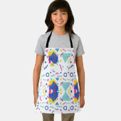 Geometrisches Muster für Retro-Memphis Schürze (Insitu)